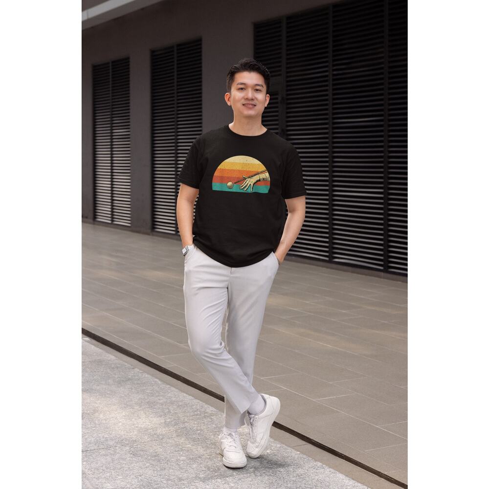 Retro Billiards 8 Ball Pool Tournament T-Shirt | Unisex Gildan Heavyweight Tee